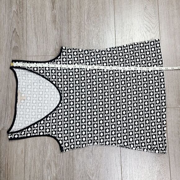Banana Republic Black & White Geometric Print Tank Top Small - Picture 15 of 16